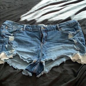 Denim shorts